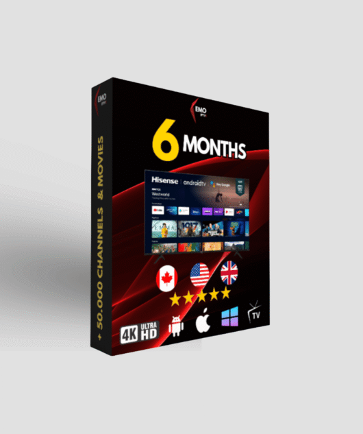 6 Months IPTV – kemo iptv – 5 connections